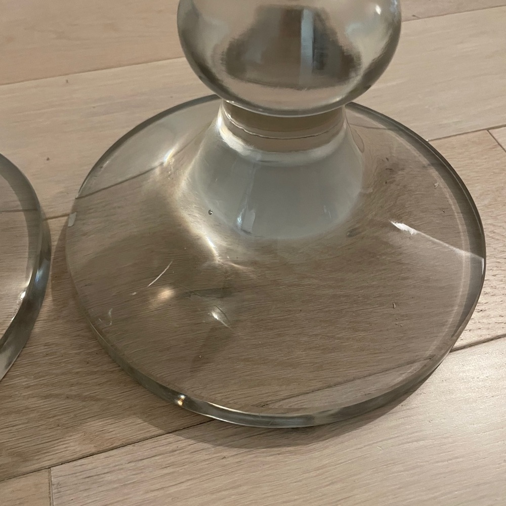 Large crystal candlesticks - Picture 4 of 5